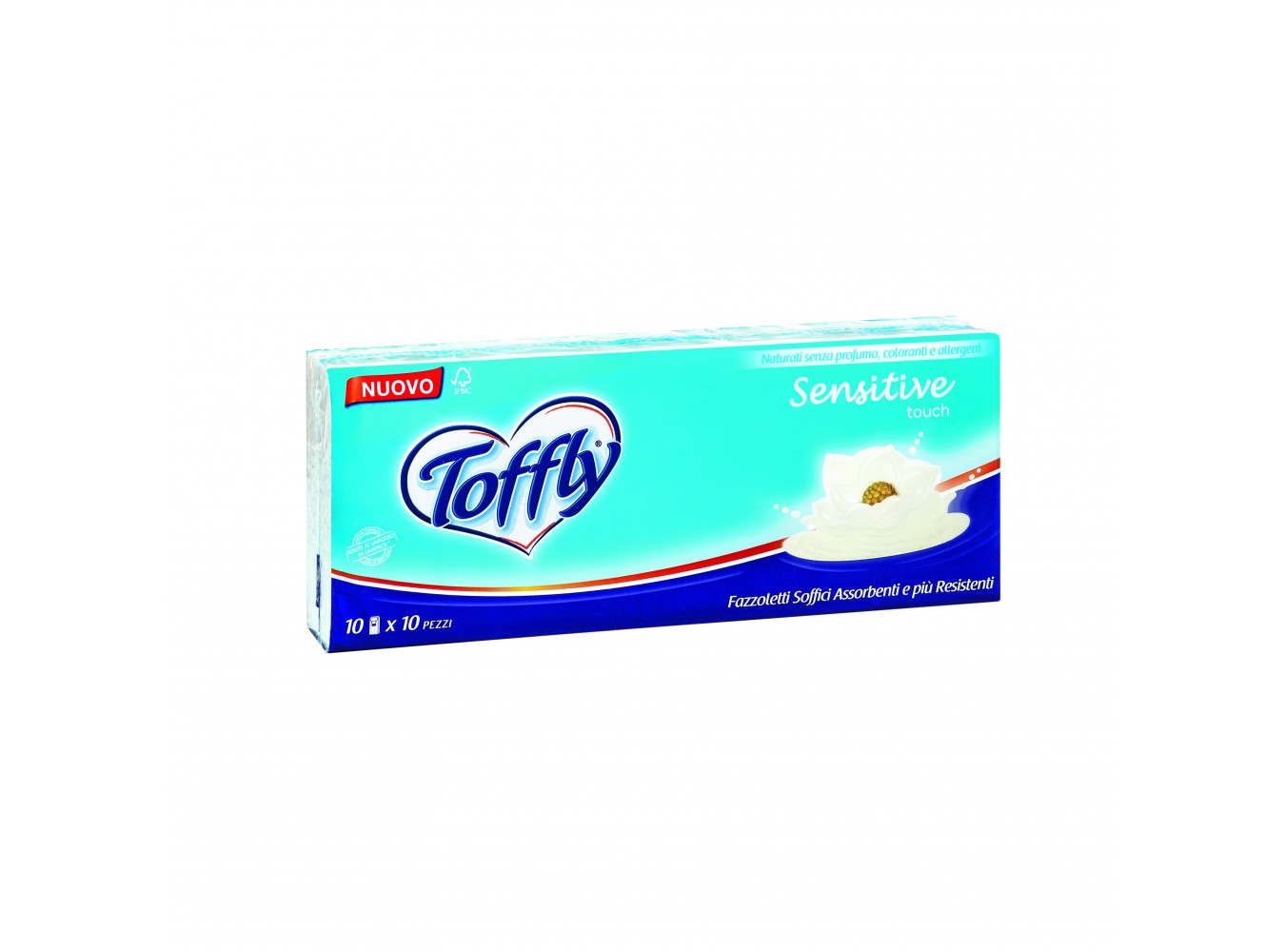 FAZZOLETTI CARTA TOFFLY 4V PZ 10X10 N.25