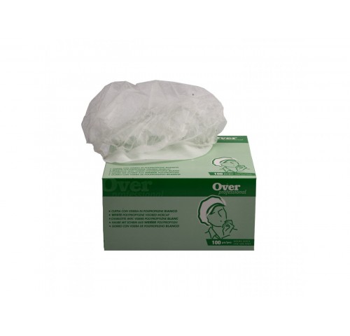 CUFFIE CASCHETTO CON VISIERA    N.100X10