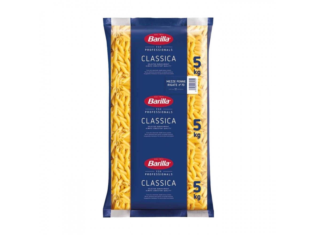 BARILLA  70 MEZZE PENNE RIGATE    KG.5X3