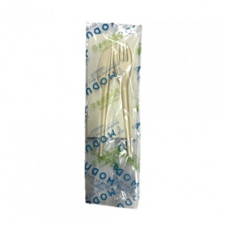 BIS POSATE BIODEGR. C/TOVAGLIOLO   N.600