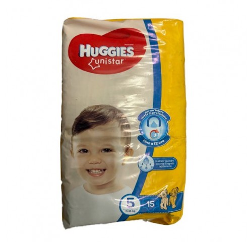 PANN.HUGGIES JR 11/25KG PZ.16        N.6