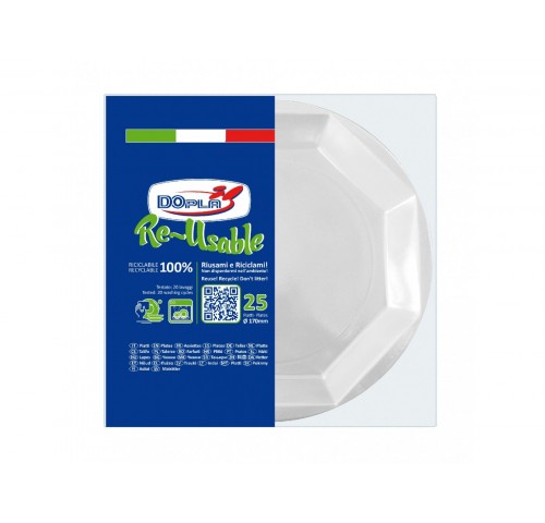 PIATTINO DESSERT OTTAGONALE GR6 PZ.25X36
