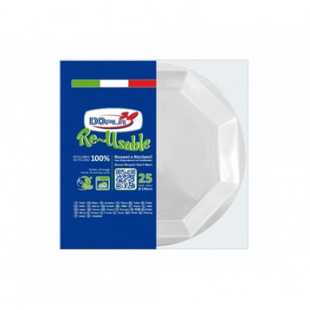 PIATTINO DESSERT OTTAGONALE GR6 PZ.25X36