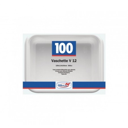 PLASTICA V12  VASCHETTE 2PORZ.  PZ.100X6