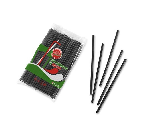 CANNUCCE NERE COCKTAIL CM.21   PZ.500X20