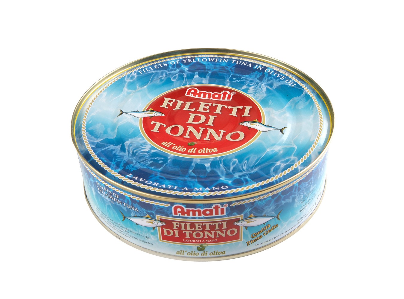 TONNO AMATI O.OLIVA FILETTO     KG.1,8X8