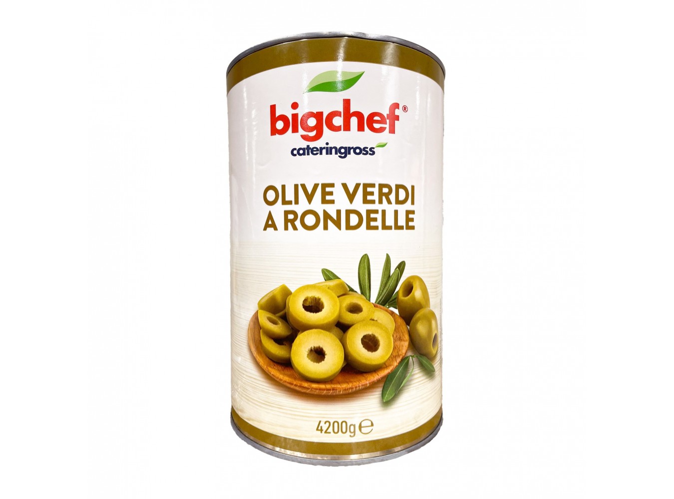 OLIVE VERDI RONDELLE BIG CHEF   KG.4,2X3