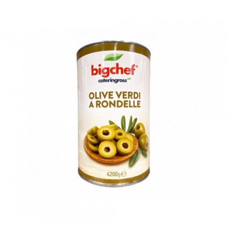 OLIVE VERDI RONDELLE BIG CHEF   KG.4,2X3