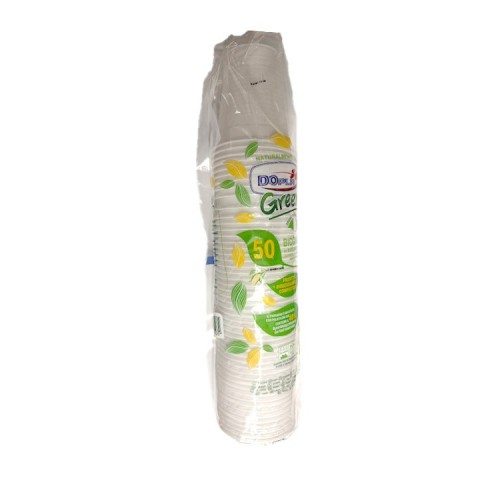 BICCH. BIODEGR.PLA CC.200 BIANCO P.50X30