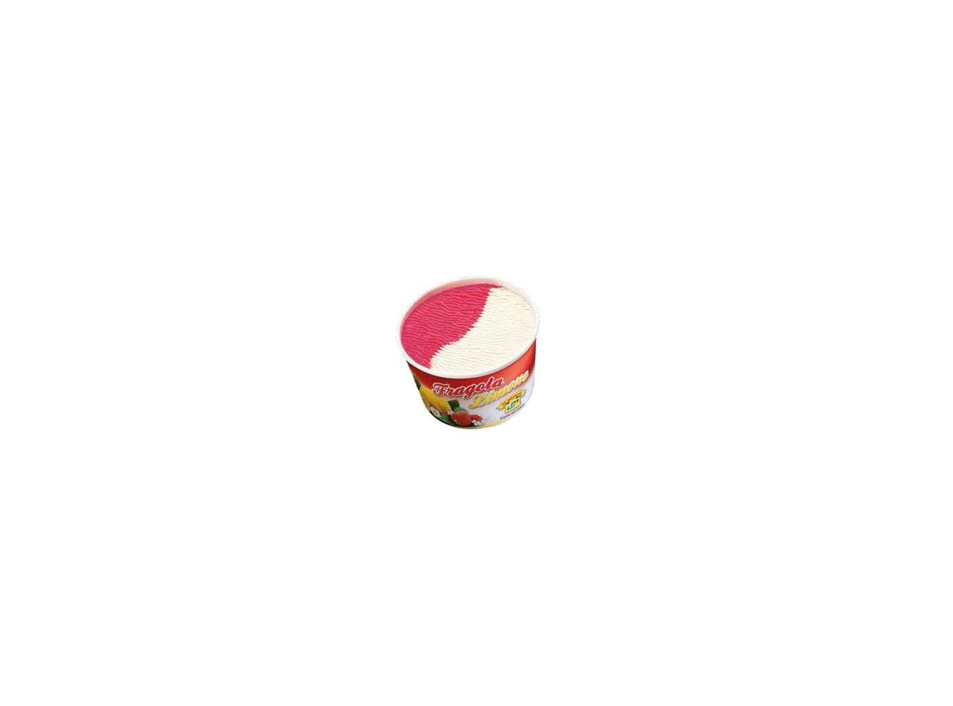 GELATO COPPETTA LIMONE/FRAGOLA  GR.55X30