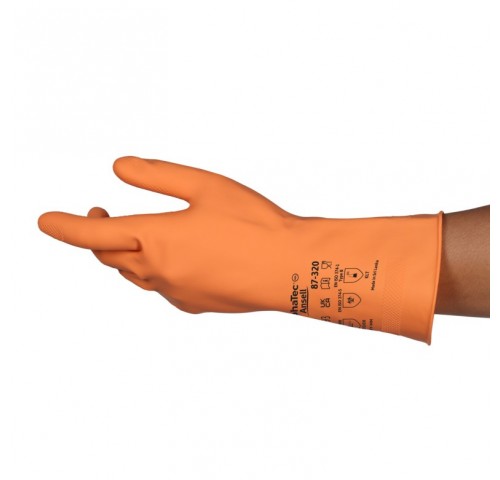 GUANTI MARI.ORANGE L P12           N.144