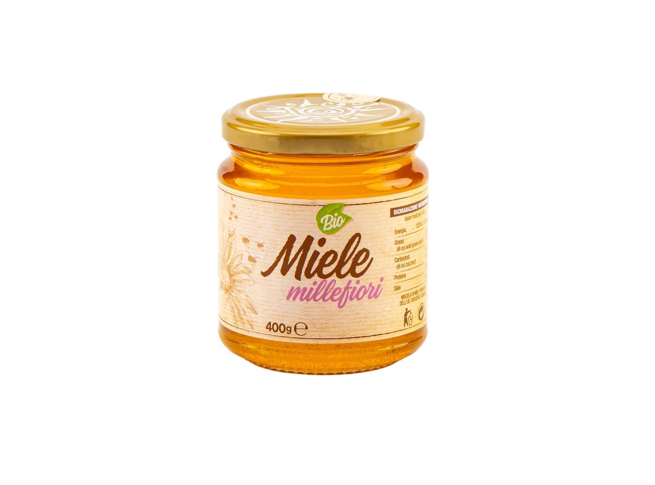 MIELE BIO MILLEFIORI PIANA     GR.400X12