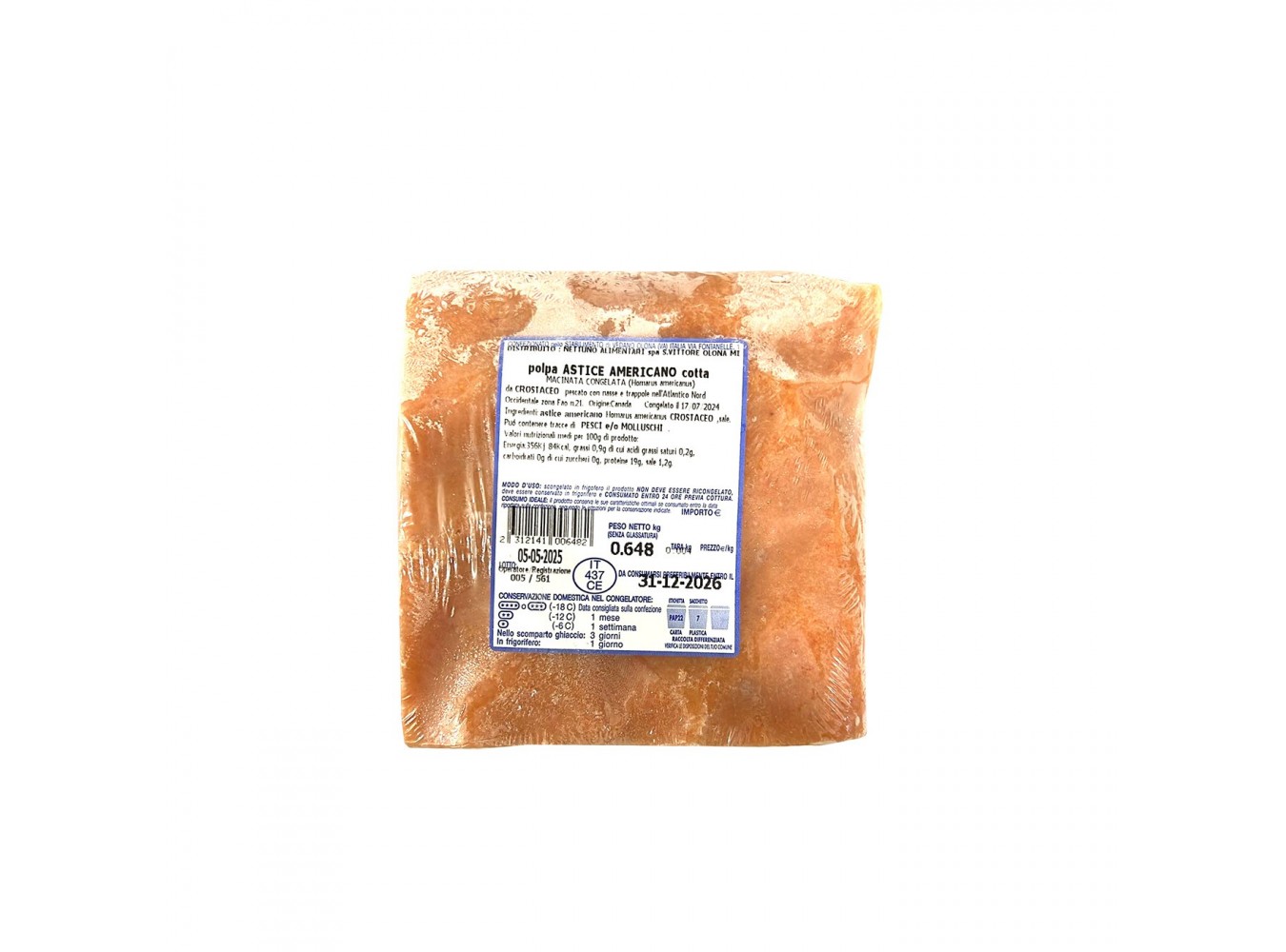 ASTICE POLPA MACINATA CANADA 550GRX17PZ