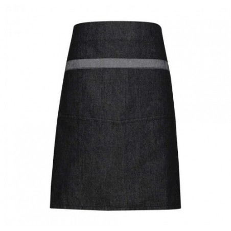GREMBIULE DAVANTINO BLACK DENIM      N.1