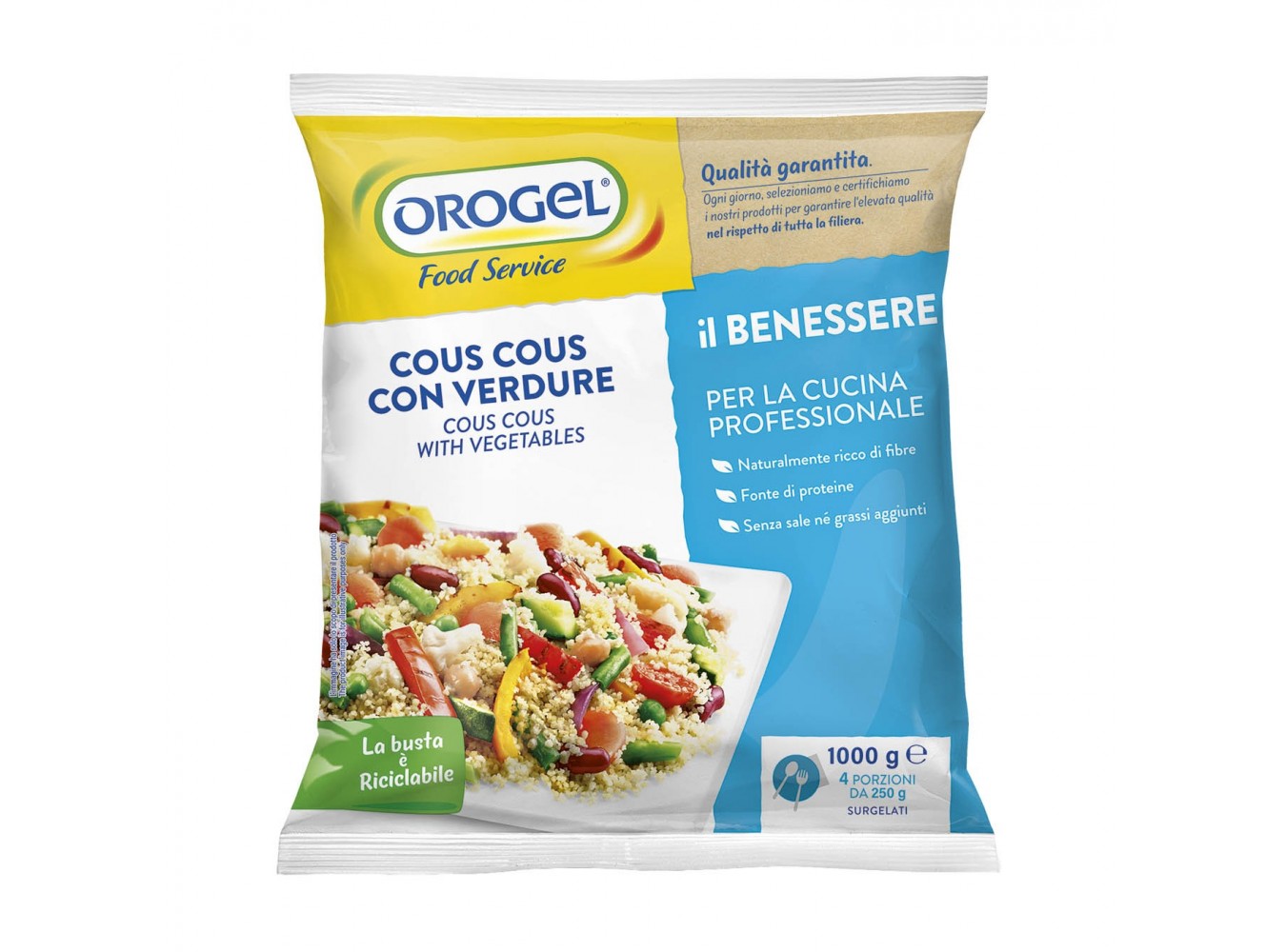 COUS COUS CON VERDURE OROGEL      KG.1X4