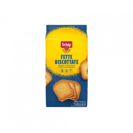 FETTE BISC. S/GLUTINE          GR.260X10