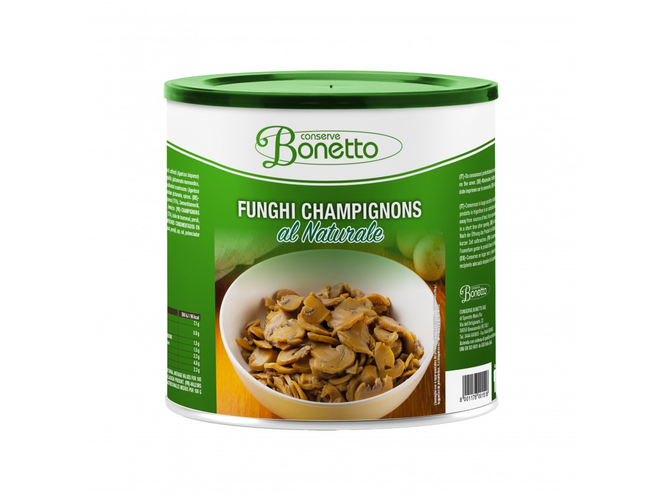 FUNGHI NATURALE BONETTO        KG.2,50X6