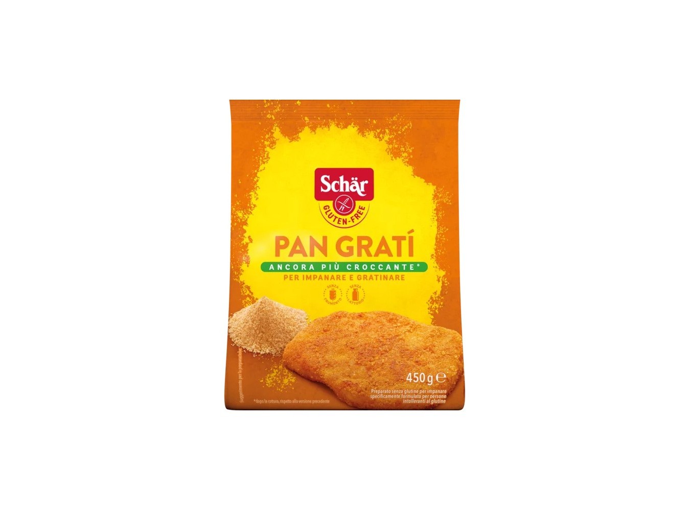PAN GRATTATO S/G SCHAR          GR.450X4