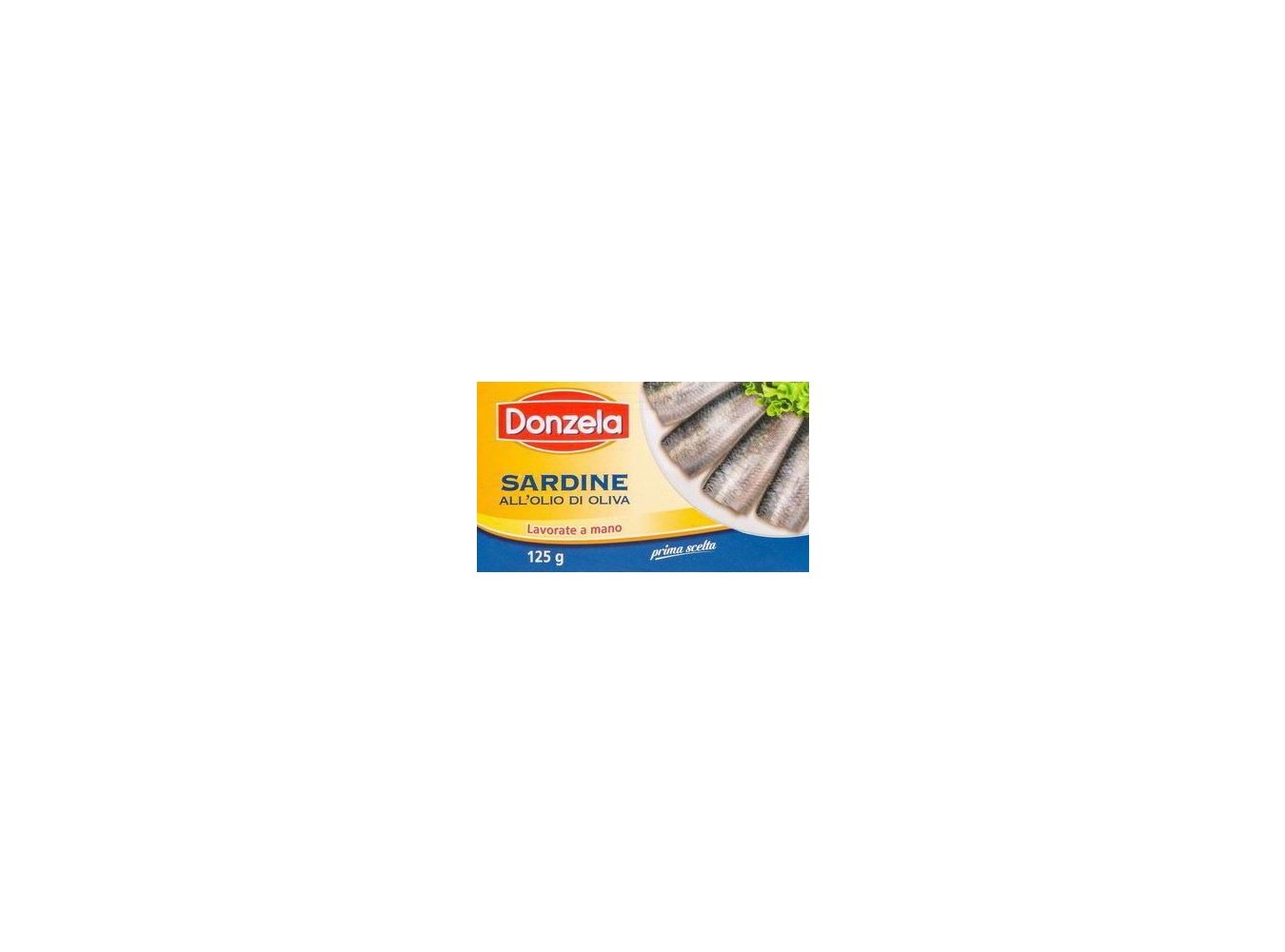 SARDINE DONZELA OLIO OLIVA     GR.125X50