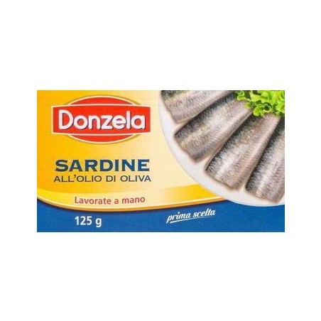 SARDINE DONZELA OLIO OLIVA     GR.125X50