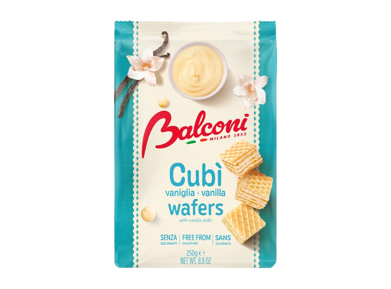 WAFERS VANIGLIA SFUSI BALCONI  GR.250X10