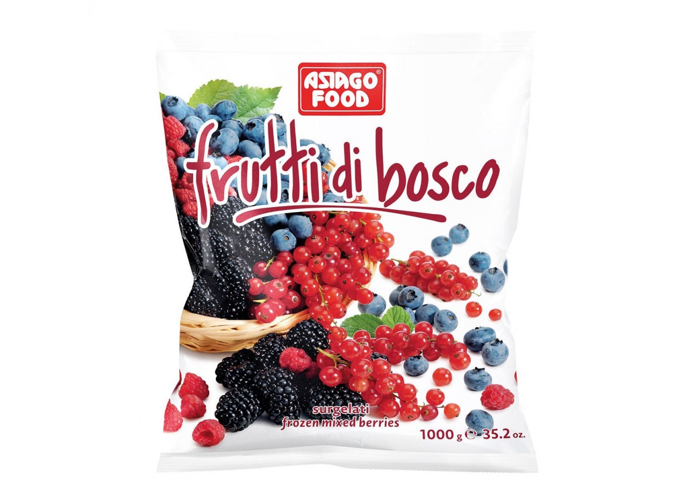 FRUTTI MISTO BOSCO ASIAGO FOOD    KG.1X6