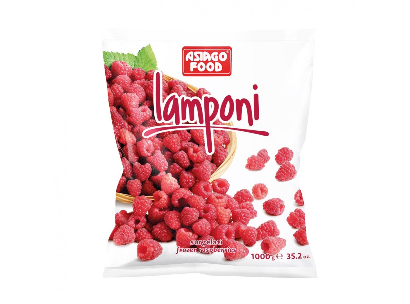 LAMPONI ASIAGO FOOD               KG.1X6