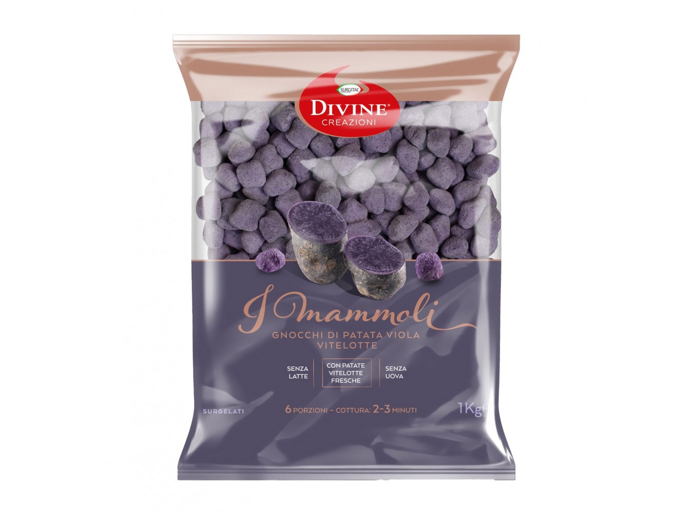 MAMMOLI DI PATATE VIOLA SURGITAL  KG.1X4