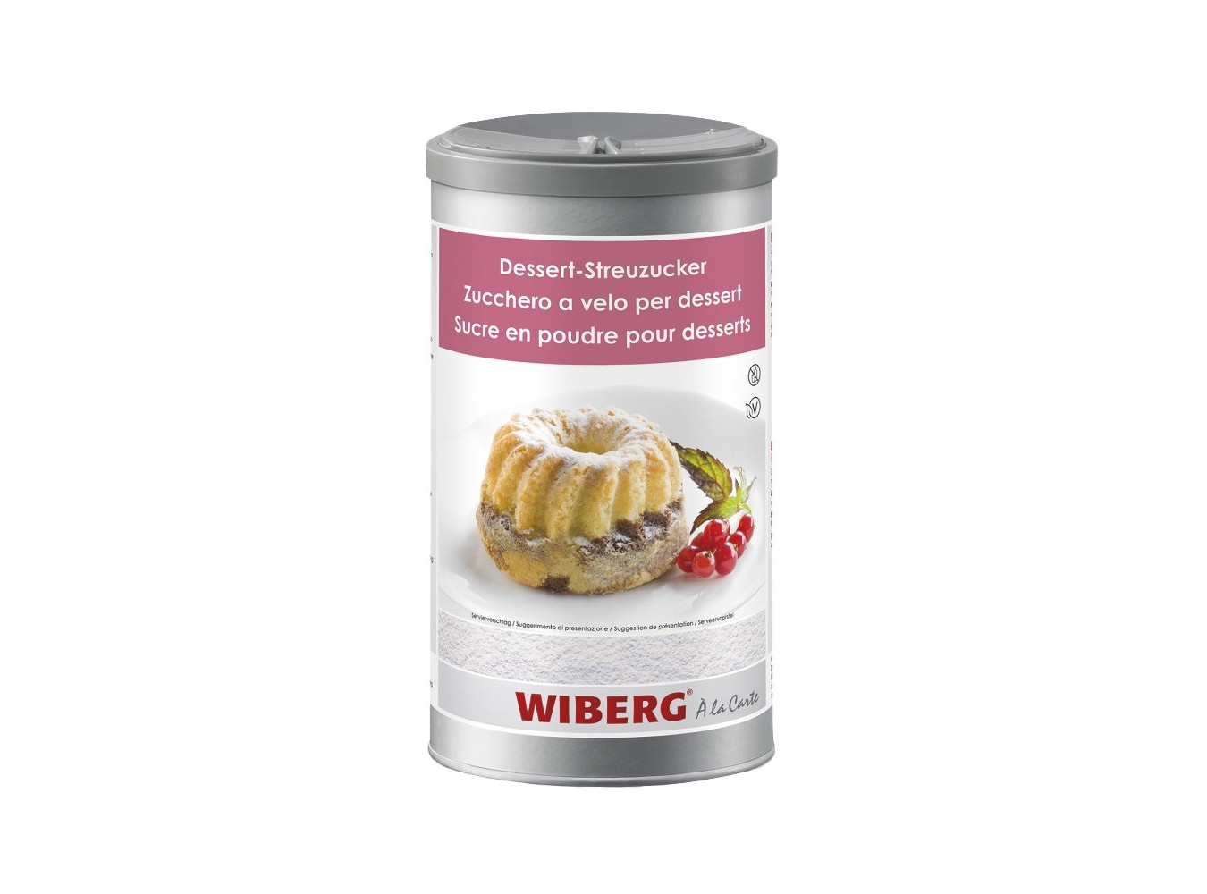 ZUCCHERO VELO X DESSERT G750X6 WIBERG