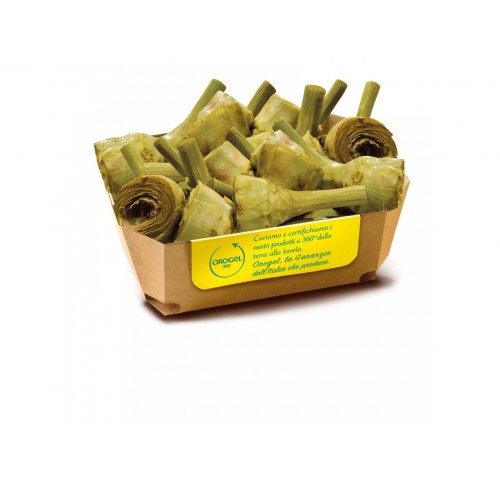 CARCIOFI  C/GAMBO OROGEL          KG.2,5