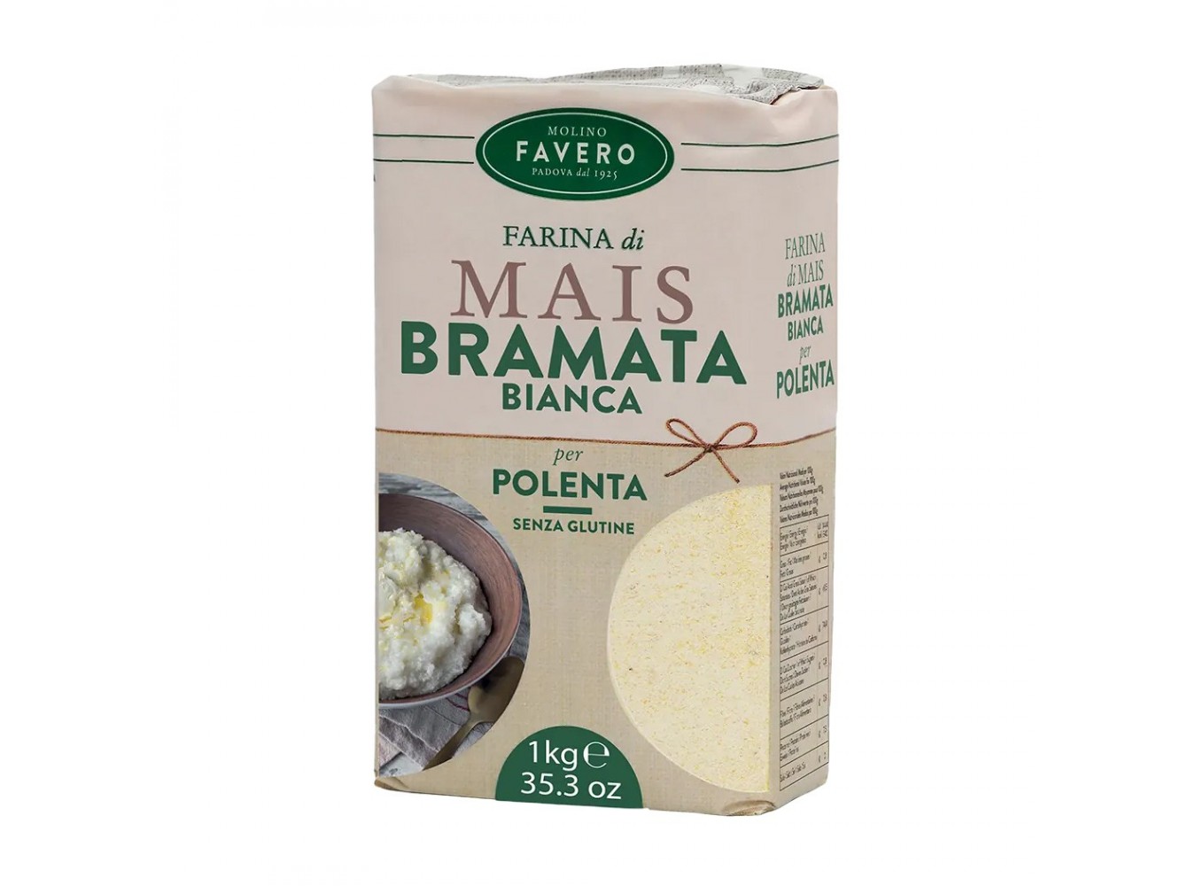 FARINA BIANCA PER POLENTA        KG.1X10