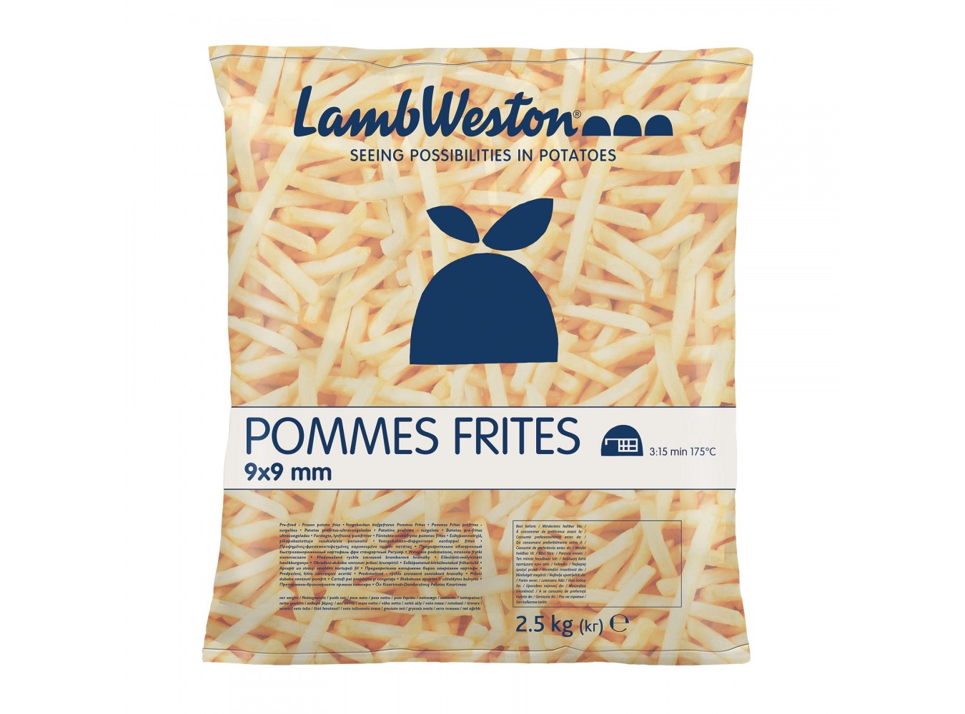 PATATE 9X9 MM LAMB WESTON KG.2,5X4