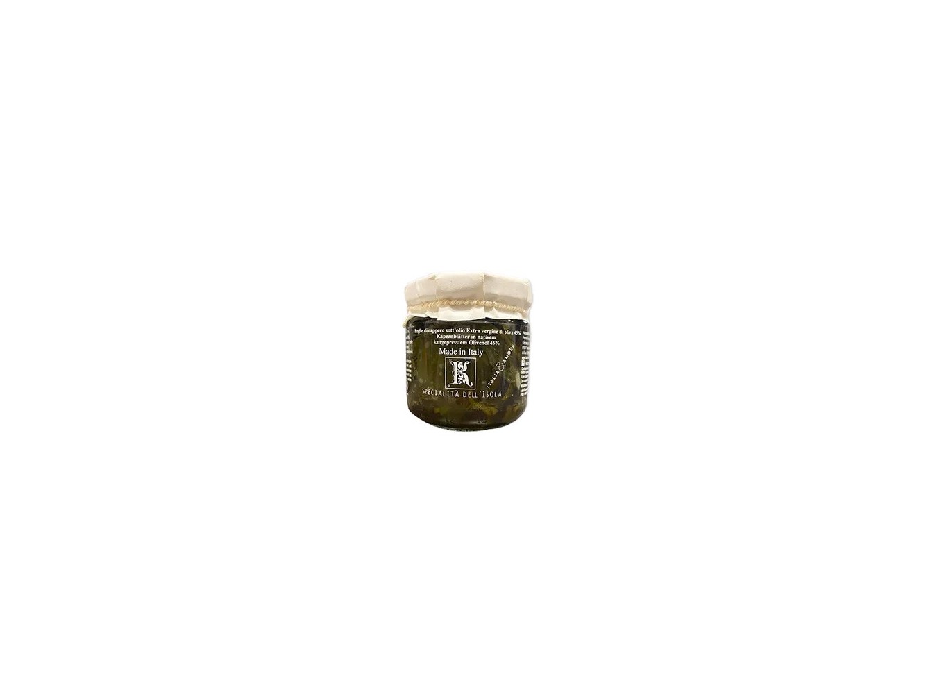 FOGLIE DI CAPPERI IN OLIO EVO    GR.90X6