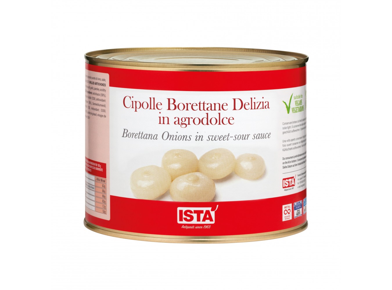 CIPOLLE BORETTANE AGRODOLCI ISTA' KG.2X6