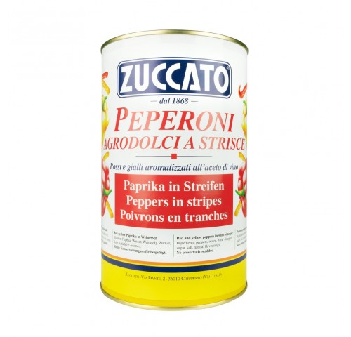 PEPERONI FILETTO  ZUCCATO       KG.3,9X3