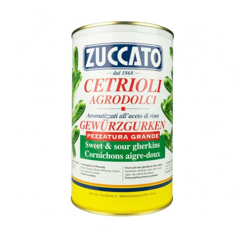 CETRIOLI ZUCCATO AGRODOLCE 30/40  KG.4X3