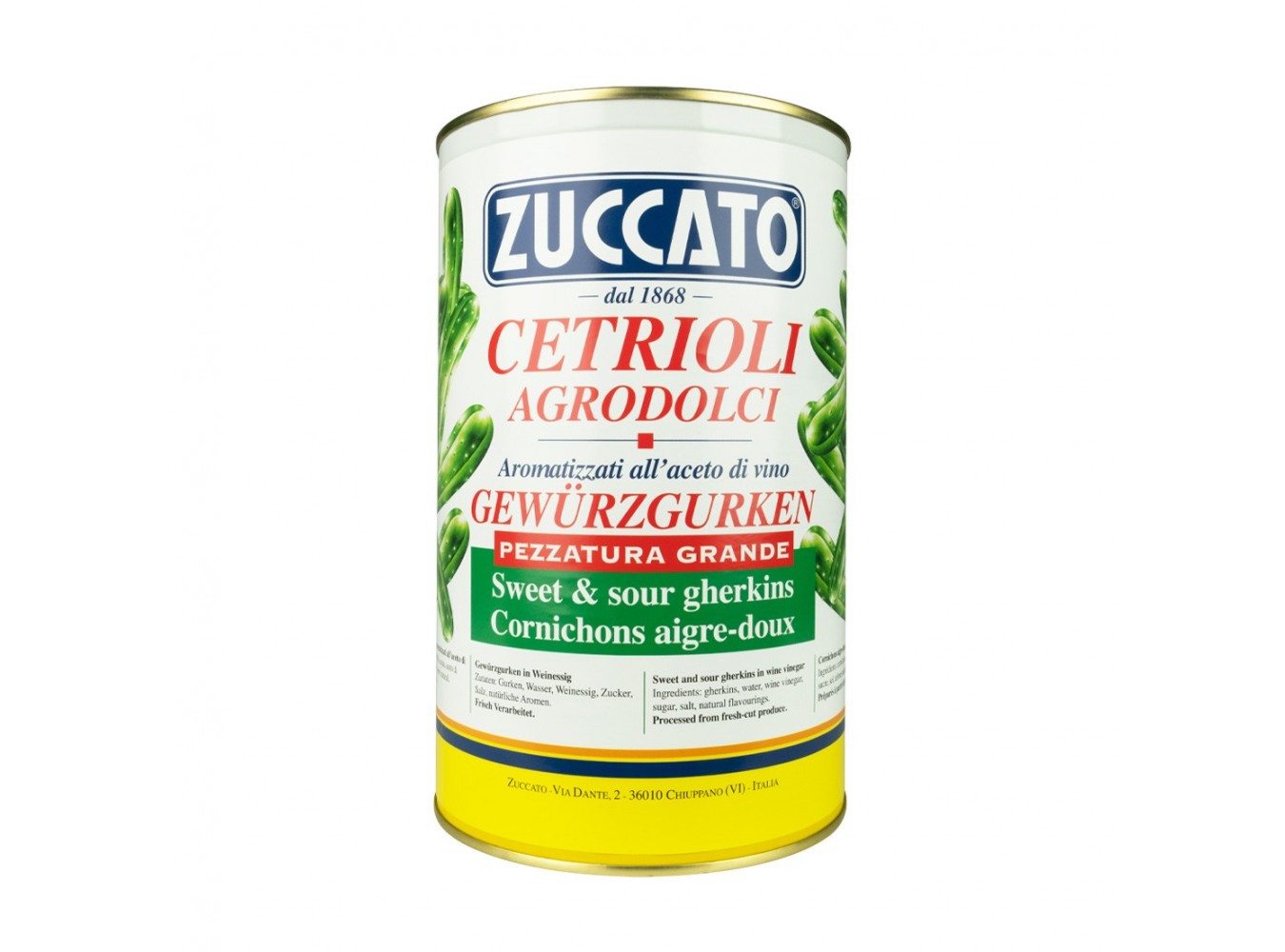CETRIOLI ZUCCATO AGRODOLCE 30/40  KG.4X3