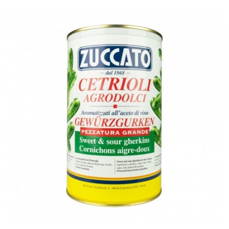 CETRIOLI ZUCCATO AGRODOLCE 30/40  KG.4X3