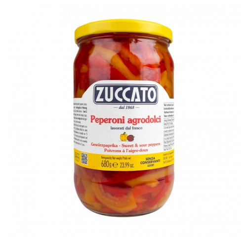 PEPERONI FILETTO ZUCCATO       GR.680X12