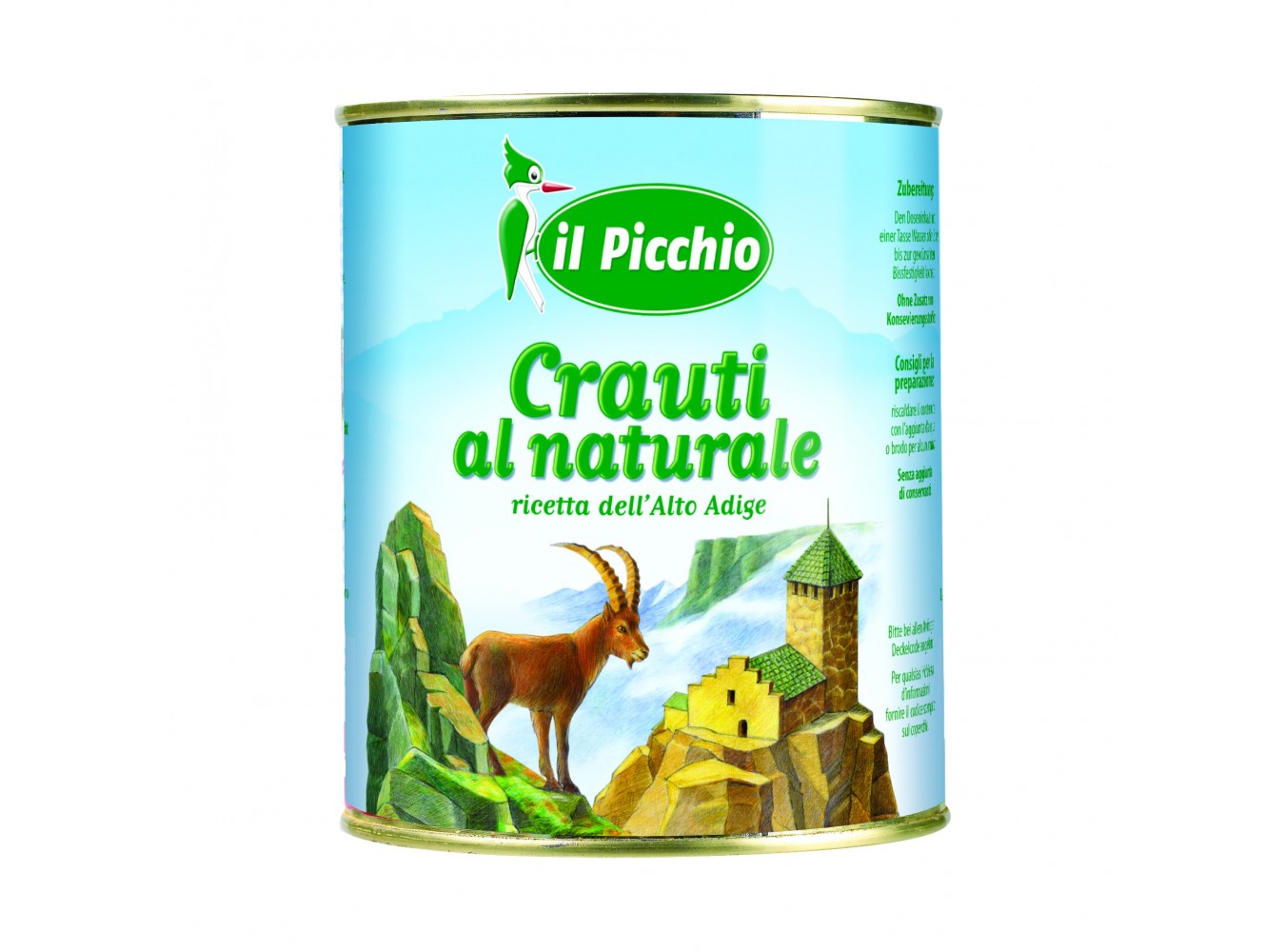 CRAUTI DURACH NATURALE         GR.850X12