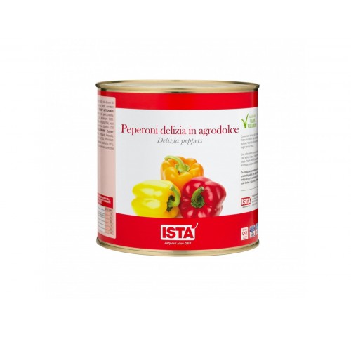 PEPERONI DELIZIA AGRODOLCE ISTA'  KG.2X6