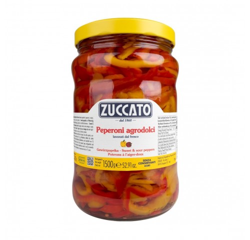 PEPERONI FILETTO ZUCCATO        KG.1,5X6