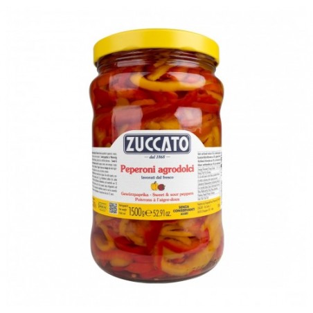 PEPERONI FILETTO ZUCCATO        KG.1,5X6