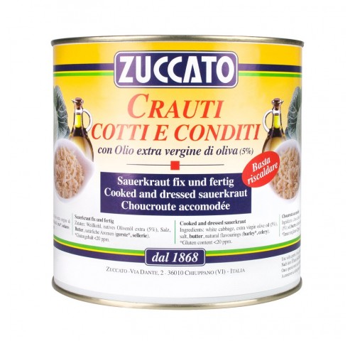 CRAUTI COTTI & CONDITI ZUCCATO  KG.2,6X6