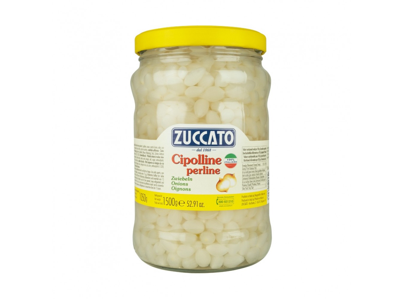 CIPOLLINE ZUCCATO PERLINE      KG.1,55X6