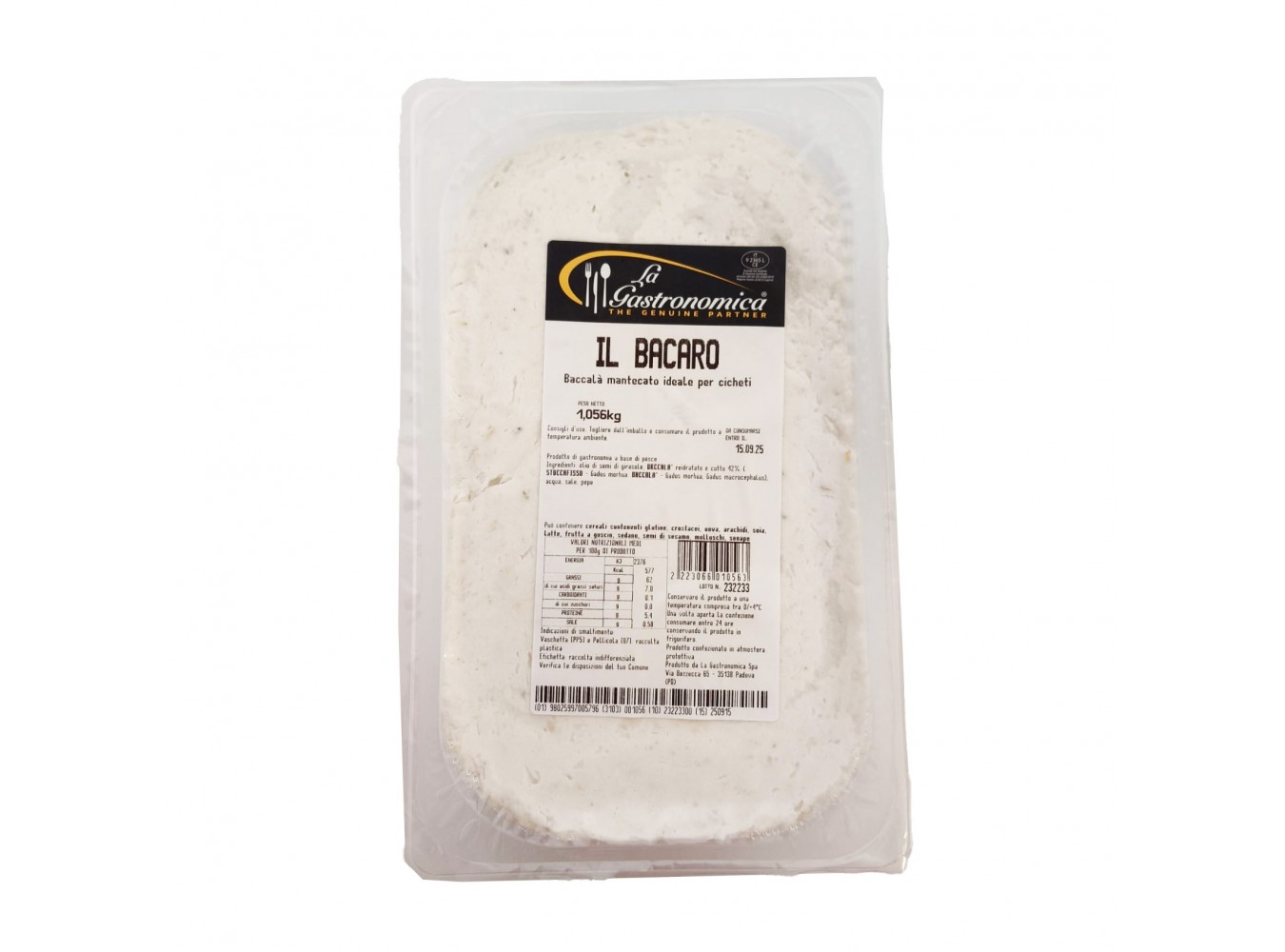 BACCALA' MANTECATO CUCINA NOSTRANA KG1X2