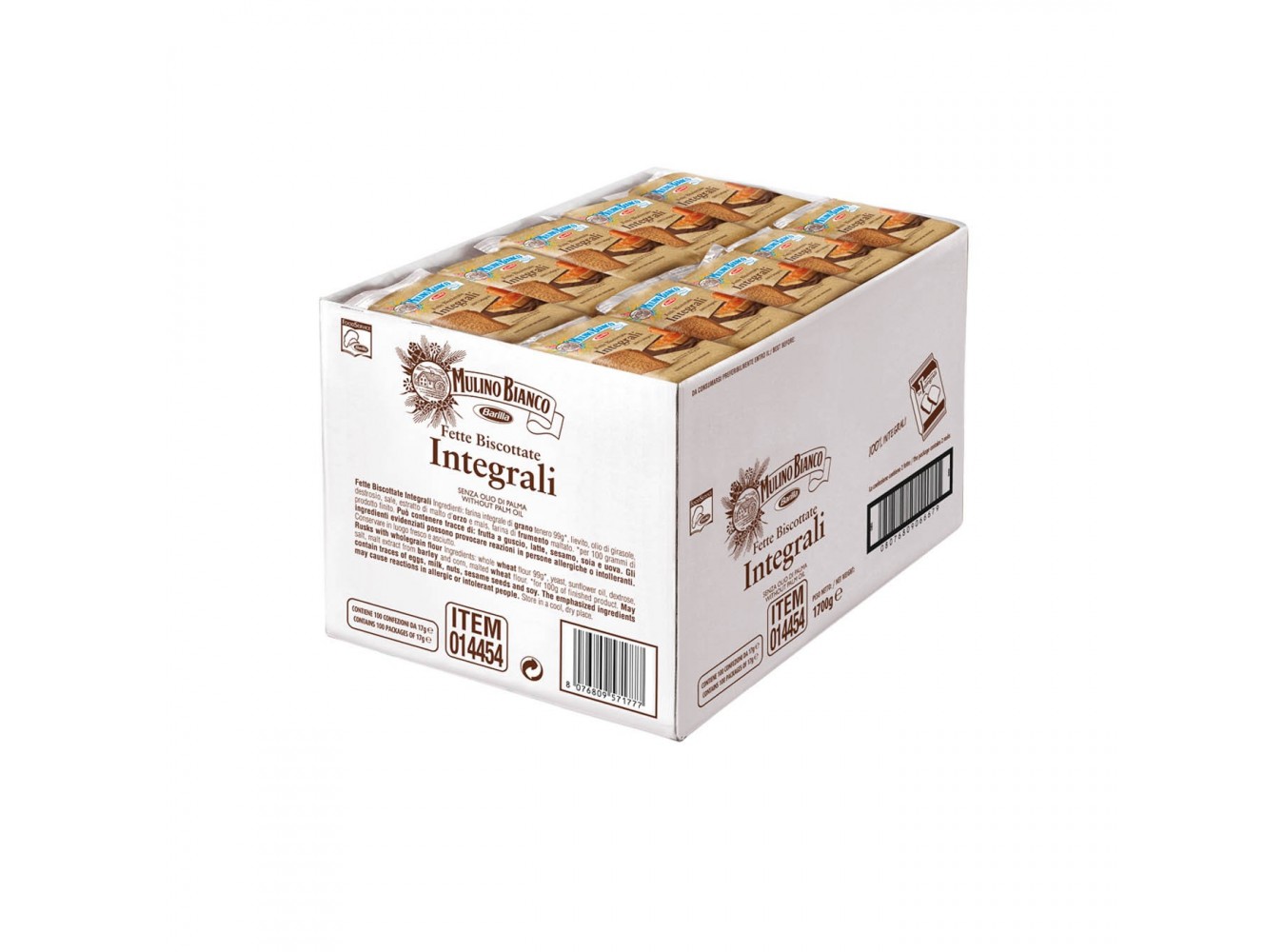 BIFETTE INTEGRALI BARILLA      GR.17X100