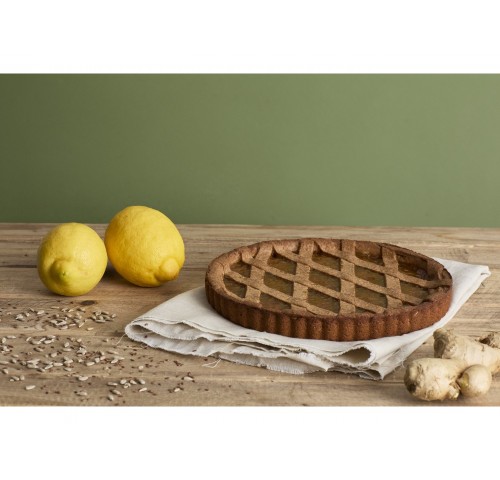 TORTA CROSTATA LIMONE/ZENZERO     GR.900