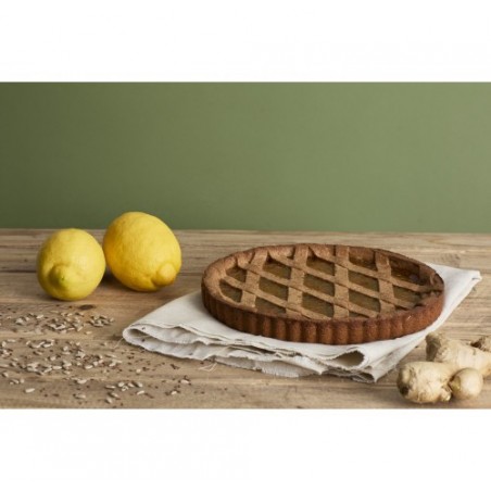 TORTA CROSTATA LIMONE/ZENZERO     GR.900
