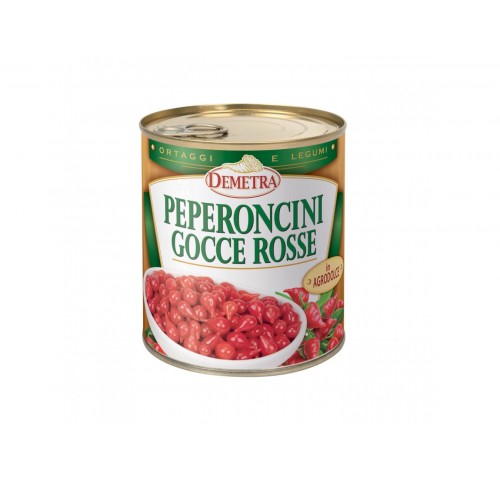 PEPERONI GOCCE ROSSE DEMETRA    GR.790X6
